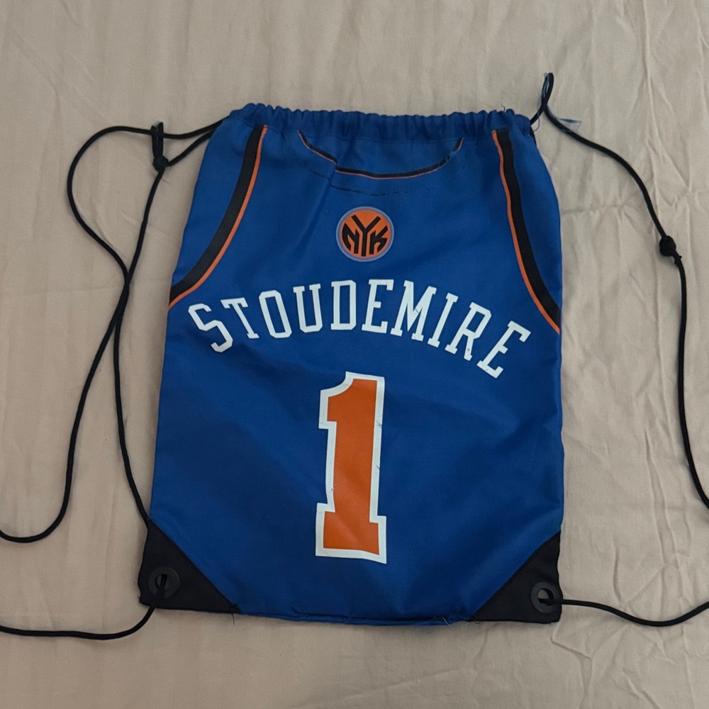 Knicks Blue Drawstring Bag